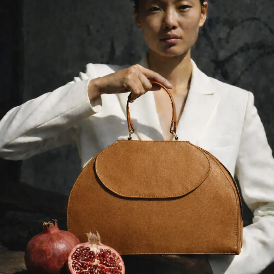 sac à main camel cuir