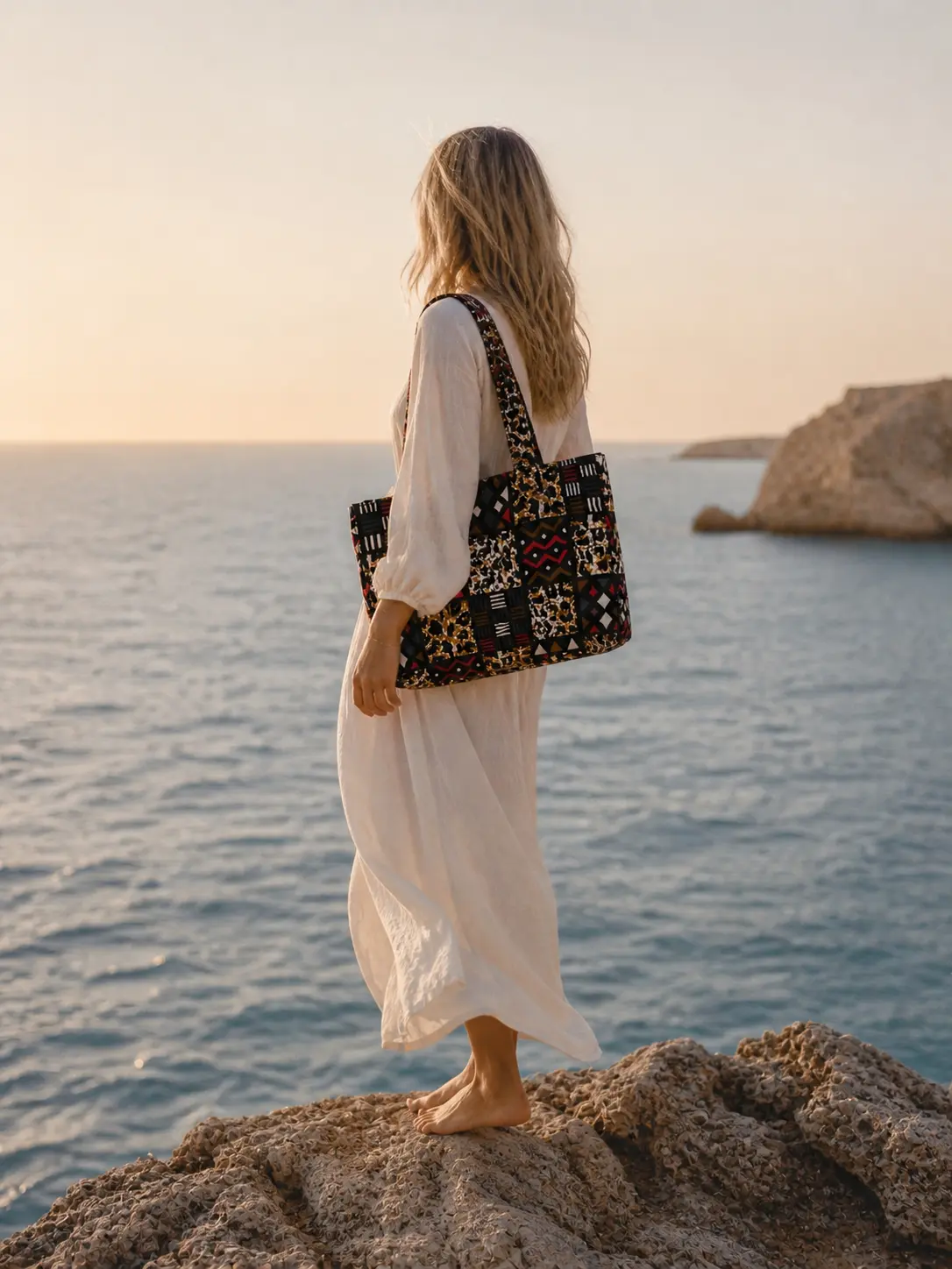 tote bag en wax